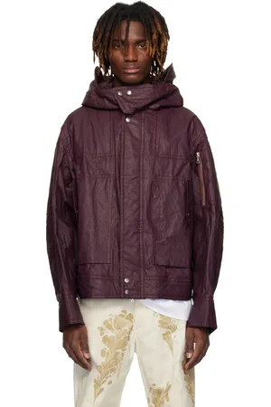 DRIES VAN NOTEN Purple Flap Pocket Jacket