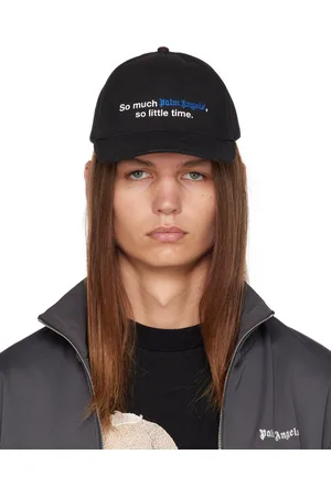 Palm Angels Black Hippie Cap