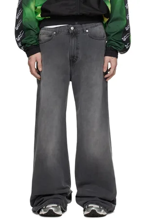 LU’U DAN Gray Phat Jeans
