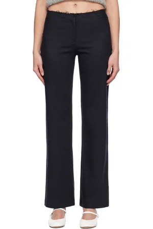 Paloma Wool Navy Sienna Trousers