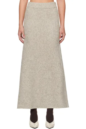 Lauren Manoogian Gray Loft Maxi Skirt