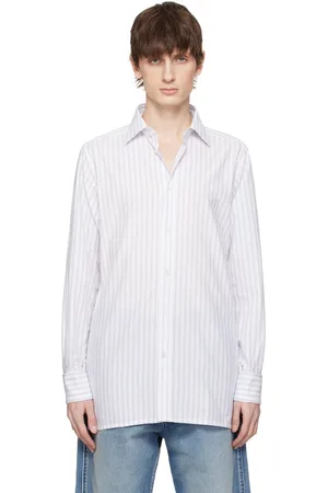 Maison Margiela White Long-Sleeved Shirt
