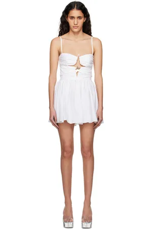 AREA Star Cutout Minidress