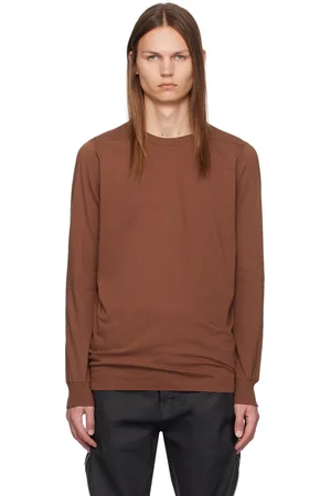 Rick Owens Brown Porterville Classic Long Sleeve T-Shirt
