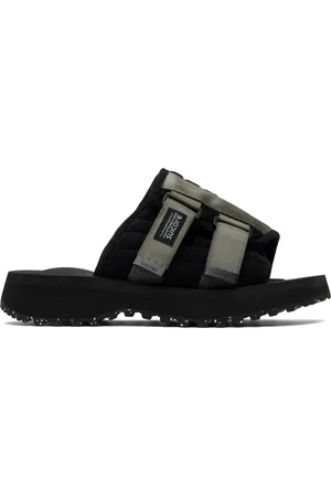 SUICOKE Black KAW-SHELLab Sandals