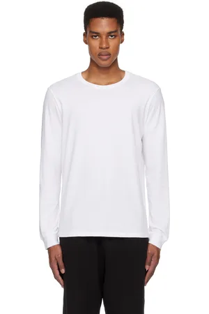 SKIMS White Cotton Classic Long Sleeve T-shirt