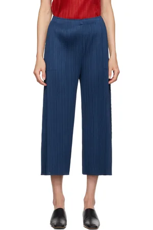 PLEATS PLEASE ISSEY MIYAKE Blue Monthly Colors June Trousers