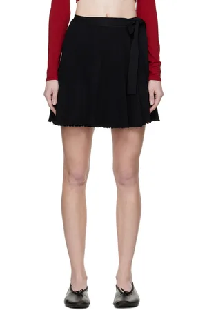 LIVE THE PROCESS Black Malia Miniskirt