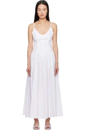 Staud White Dena Maxi Dress