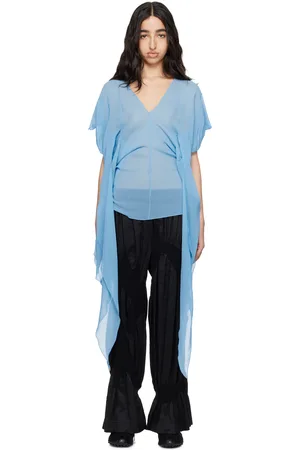 Kiko Kostadinov Blue Fornax Blouse