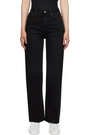 Totême Black Twisted Seam Jeans
