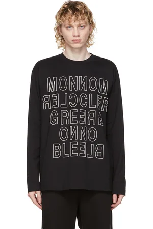 Moncler Black Logo Long Sleeve T-Shirt