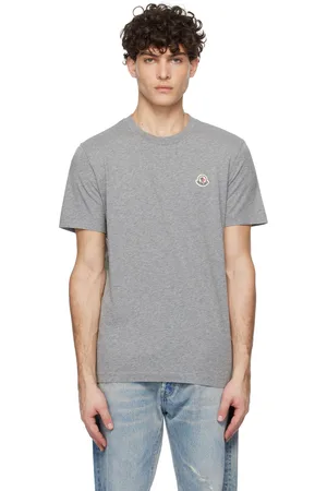 Moncler Three-Pack Multicolor Logo Patch T-shirts