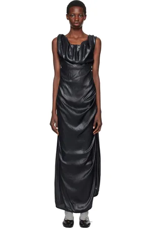 Vivienne Westwood Black Ginnie Pencil Dress Maxi Dress