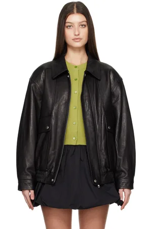 DUNST Oversized Vintage Leather Jacket