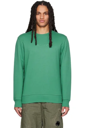 C.P. Company Green Embroidered Sweatshirt