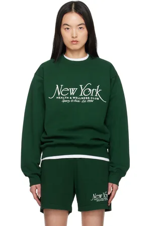 Sporty & Rich Green NY 94 Crewneck Sweatshirt