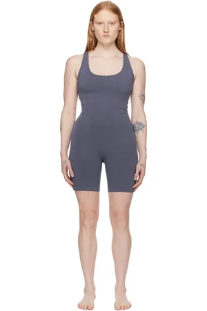 SKIMS Blue Outdoor Mid Thigh Jumpsuit