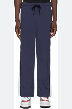 Izzue Navy Paneled Track Pants