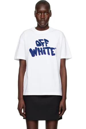 OFF-WHITE White 70s Type T-Shirt
