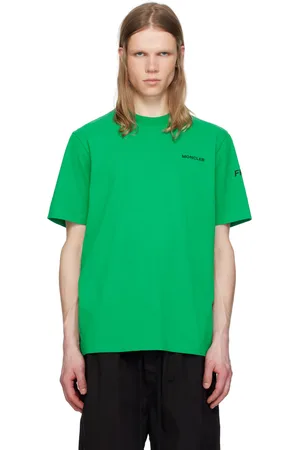 Moncler Moncler x FRGMT Hiroshi Fujiwara Green Maxi Logo T-shirt