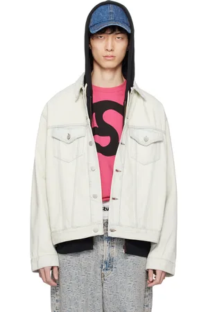 Acne Studios Blue Relaxed-Fit Denim Jacket