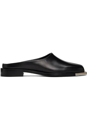 Peter Do Black Metal Square Toe Loafers