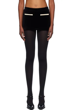 OPEN YY Velvet Picot Miniskirt