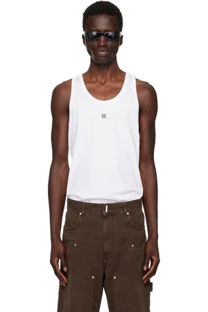 Givenchy White 4G Tank Top