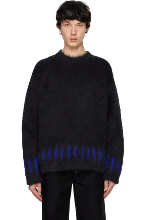 SUNNEI Navy Alpaca & Mohair Sweater