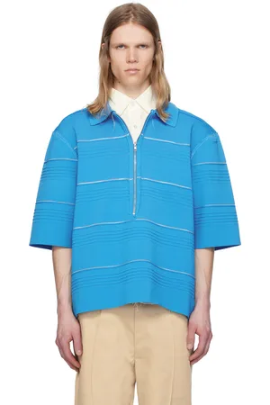 Camiel Fortgens Blue Viscose Polo