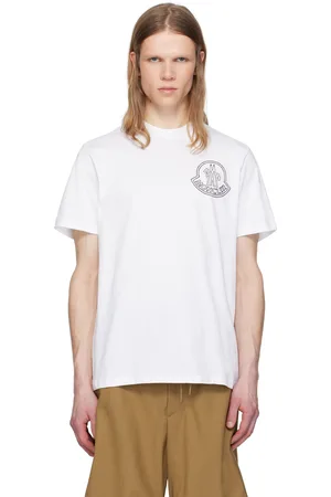 Moncler White Archivio Creativo T-shirt