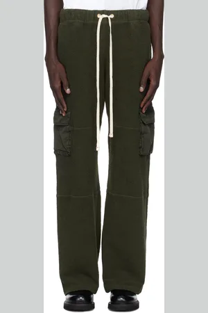 Les Tien Green Heavyweight Cargo Pants