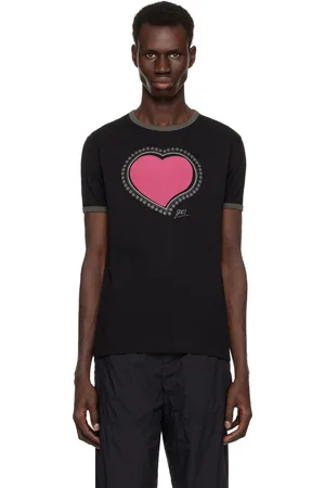 DRIES VAN NOTEN Black Archive Print T-shirt