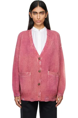 R13 Pink Oversized Cardigan