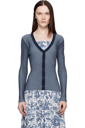 Staud Navy Cargo Cardigan