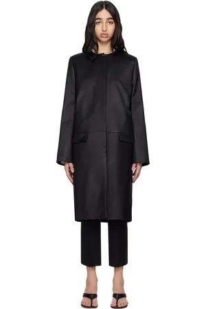 Totême Black Chintz Coat