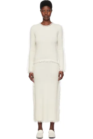 Lisa Yang Off-White Jordyn Maxi Dress