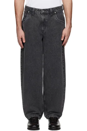 DIME Black Classic Baggy Jeans