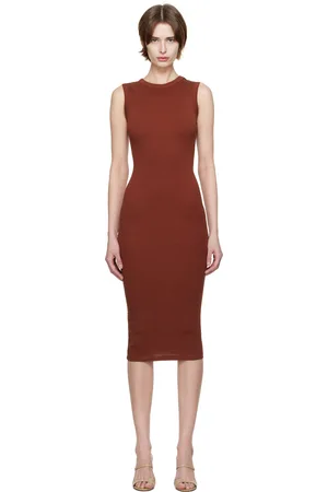 Flore Flore Red Esmé Midi Dress