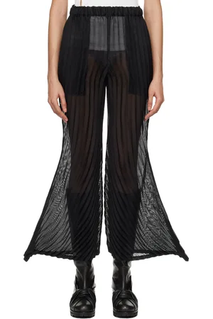Issey Miyake Black Wander Trousers