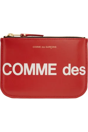 Comme des Garçons Red Huge Logo Pouch