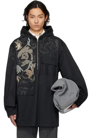 DRIES VAN NOTEN Black Sequinned Jacket