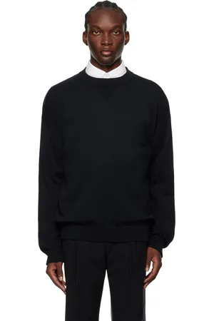 HUGO BOSS Black Embroidered Sweater