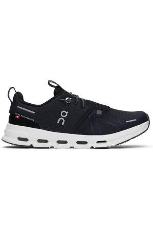 On Running Kids Navy & Black Cloud Sky Big Kids Sneakers