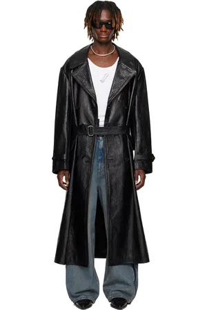 LU’U DAN Black Jiman Leather Coat
