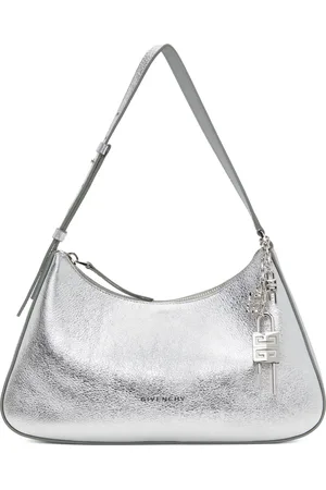 Givenchy Silver Small Lucky Lock Bag