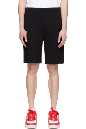 A Bathing Ape Black Moonface Shorts