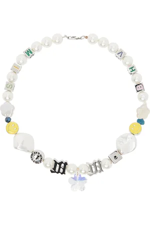 MISBHV White LA Beaded Choker