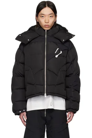 HELIOT EMIL Abstract Down Puffer Jacket